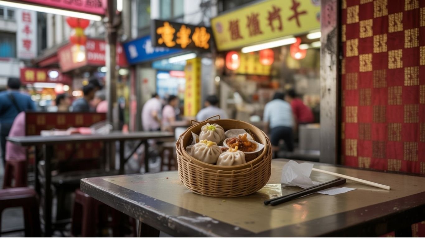 chinatown hawker leftovers consumption