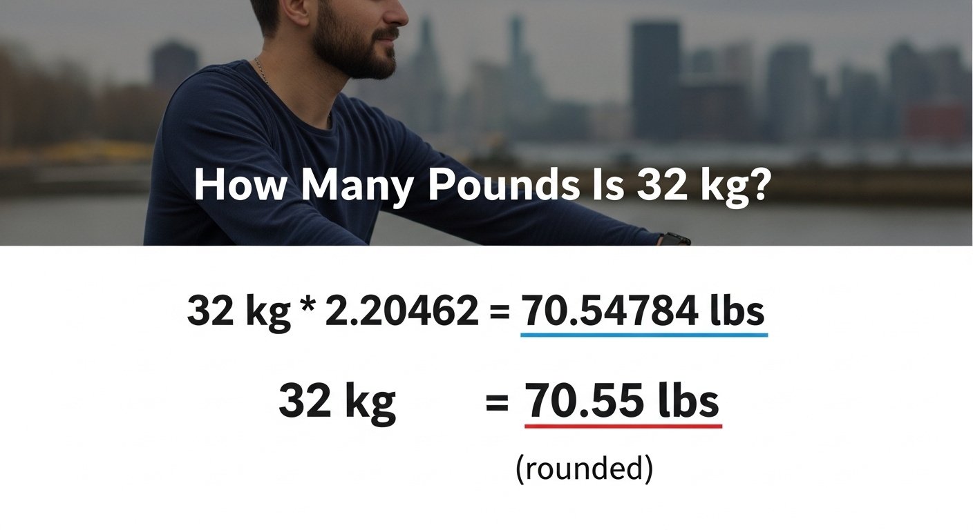 How Many Pounds Is 32 kg
